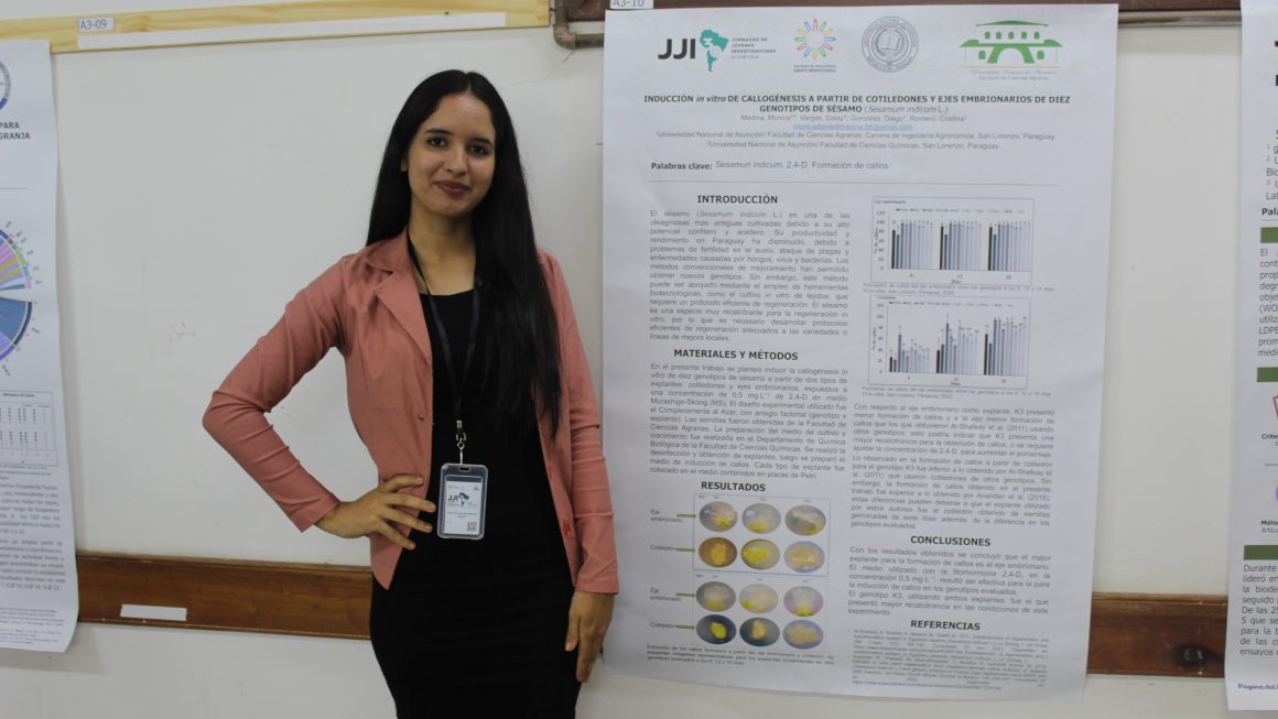 Estudiantes y egresados de la FCA/UNA expusieron sus pósteres en el Día 2 de las 30°Jornadas de Jóvenes Investigadores AUGM-UNA