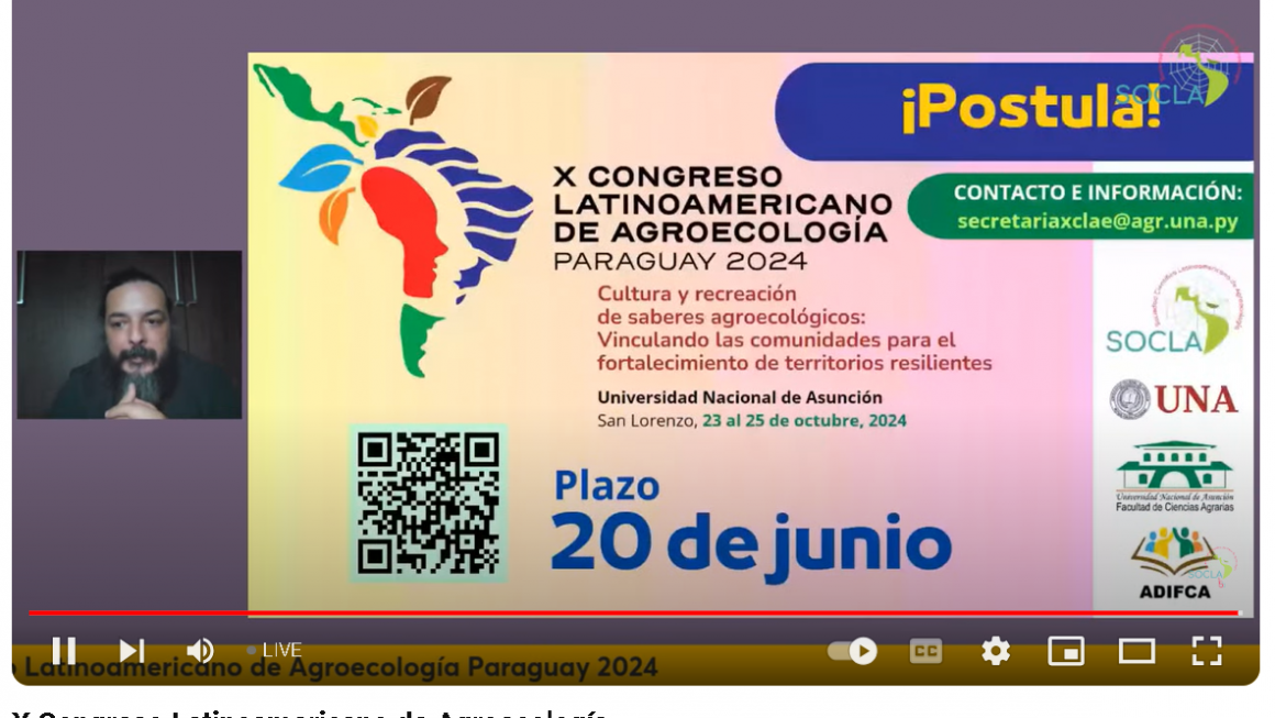 Lanzamiento del X Congreso Latinoamericano de Agroecología Paraguay 2024