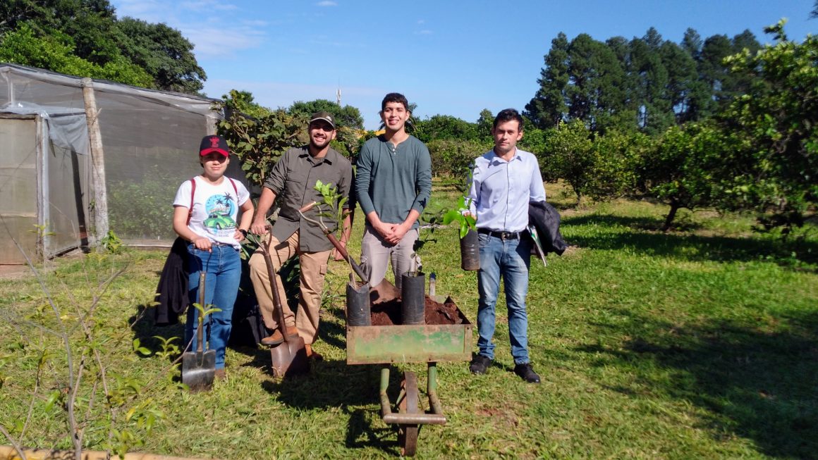 La FCA/UNA fomenta capacidades profesionales en la implantación de mudas de plantas frutales