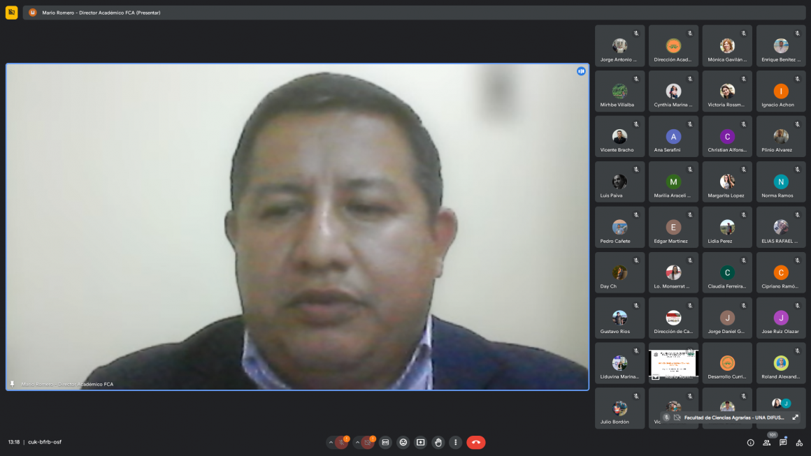 Reunión General Informativa de Docentes en la FCA/UNA