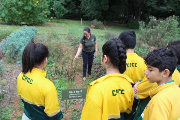 Visita educativa sobre plantas medicinales en la FCA/UNA