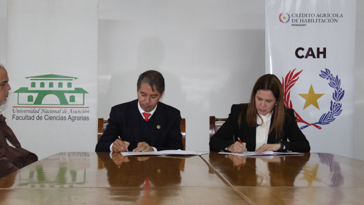 FCA/UNA y Crédito Agrícola de Habilitación firmaron convenio