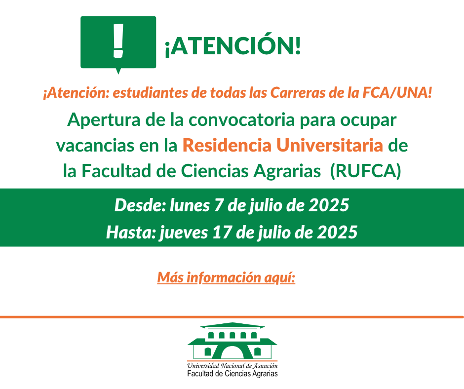 Convocatoria Residencia Universitaria Segundo Periodo 2025
