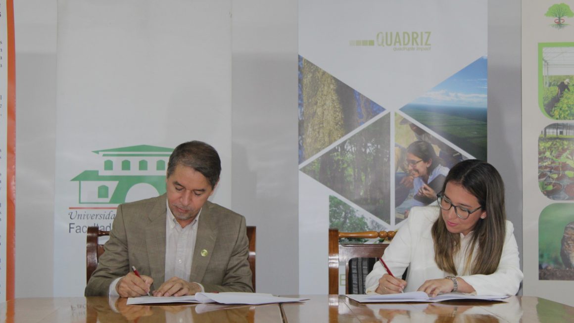 FCA/UNA firmó convenios con las empresas Quadriz Paraguay e Investancia S.A.