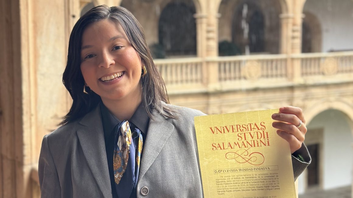 Estudiante de la FCA/UNA es seleccionada para programa internacional de formación enfunción pública