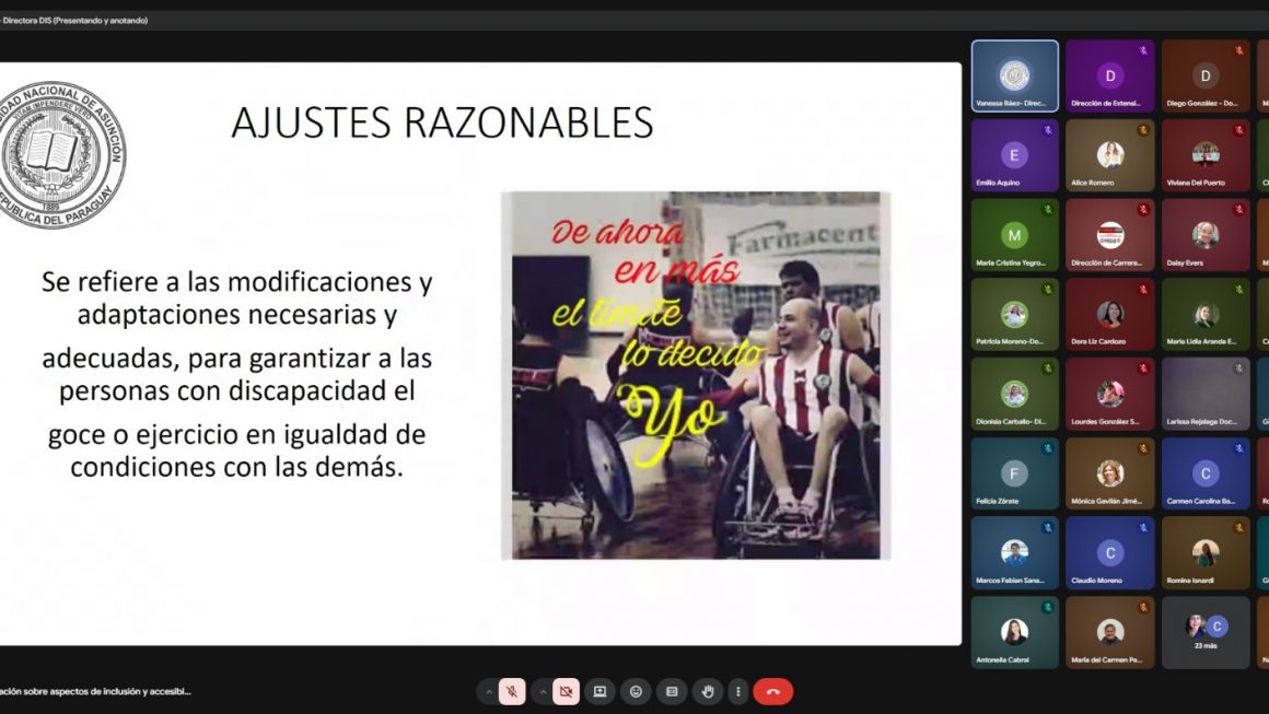 Taller sobre Accesibilidad en el Proceso de Enseñanza-Aprendizaje en la FCA/UNA