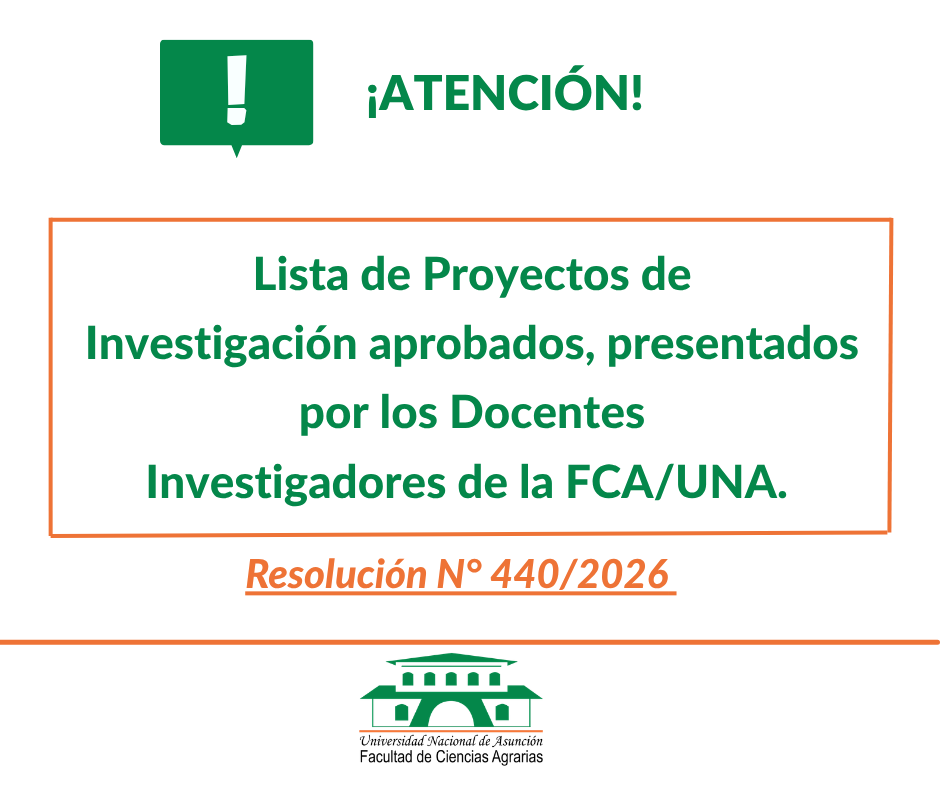 proyectos de Investigación FCAUNA 2026