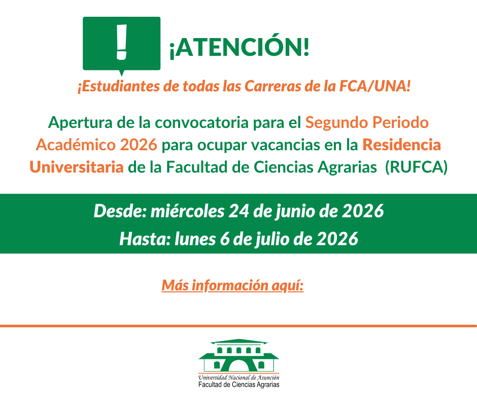 Convocatoria Residencia Universitaria Segundo Periodo 2026