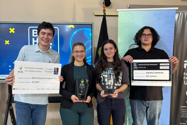 Estudiantes de Ingeniería Agronómica de la FCA/UNA campeones del I BIOHACKATON PARAGUAY