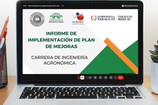 La ANEAES brindó acompañamiento técnico a la Carrera de Ingeniería Agronómica de la FCA/UNA